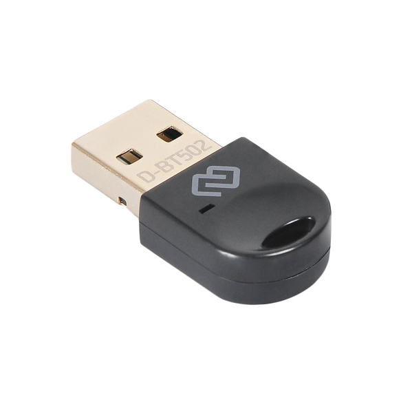Адаптер Bluetooth USB Digma D-BT502 BT5.0+EDR class 1.5 20м черный