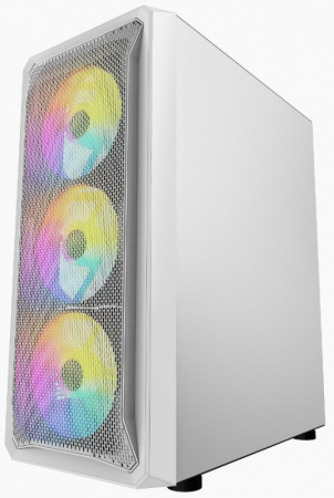 Корпус ATX Б_БП Powercase Mistral Z4 White (USB3.0, Audio, WN, LED, белый)[CMIZW-L4]