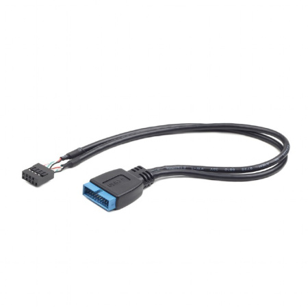 Переходник для материнской платы USB 2.0(8-pin) F - USB 3.0(19-pin) M Cablexpert CC-U3U2-01 30см