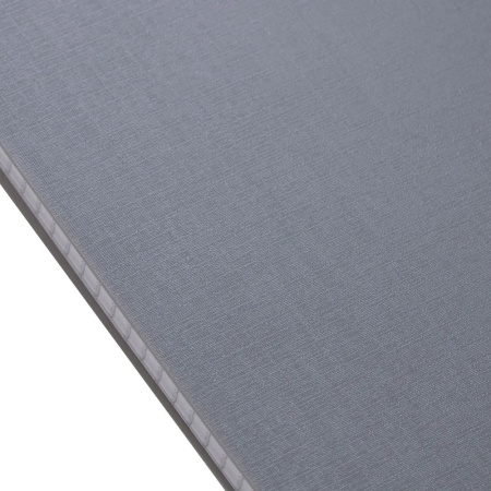 Блокнот Hatber А5 80л. "CANVAS" пласт. обложка, серый, гребень, 80Б5В1гр_05314