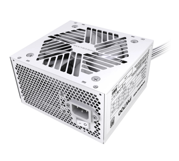 Блок питания 700Вт Powercase PW700 White (APFC,120мм,2PCI-E,5SATA,80+)[PSW-700W-DC]