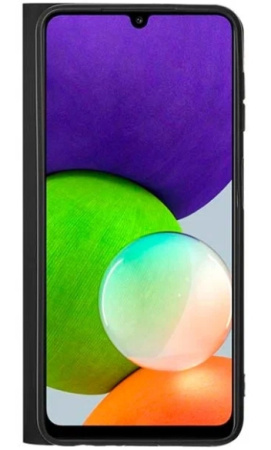 Чехол-книжка для Samsung Galaxy M22/A22 4G (2021) Deppa Book Cover Silk Pro Черный (87875)