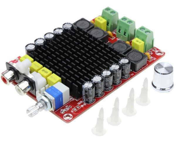 Модуль усилителя звука 2*100Вт, 14..32в, TDA7498E, XH-M510