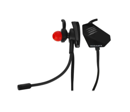 Игровая гарнитура Mad Catz  E.S. PRO+ вставные, 32Ом, 100дБ, кабель 1.5м, 3.5 мм jack Черный