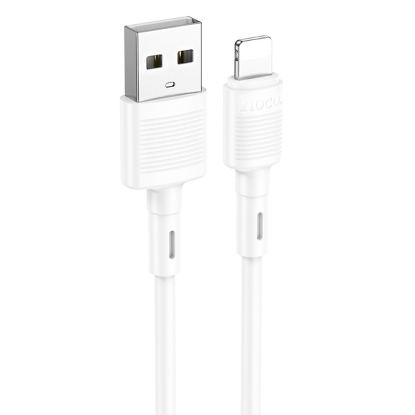 Кабель Lightning (m) - USB(m) HOCO X83, 1м, 2.4А белый