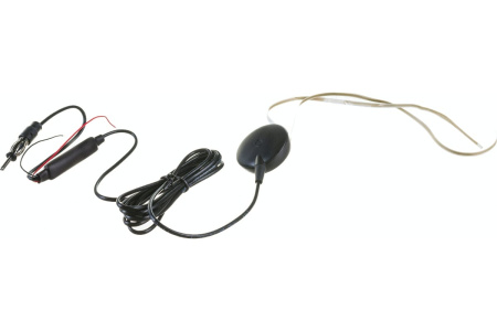 Антенна автомобильная Rexant RX-503 34-0503, ДВ СВ КВ УКВ/FM, активная 9..15в, внутренняя