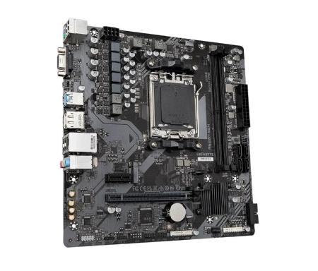 Мат.плата SocAM5 AMD A620 Gigabyte A620M S2H (mATX,2DDR5,M.2,PCI-E16,PCI-E,DP,HDMI,VGA,PC6400)