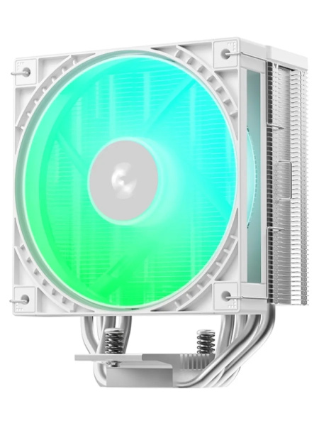 Кулер S115х/1200/1700/1851/AMx Deepcool AG400 G2 WH ARGB (230W/120mm/500-2200rpm/ARGB/4 тепл.трубки,белый)