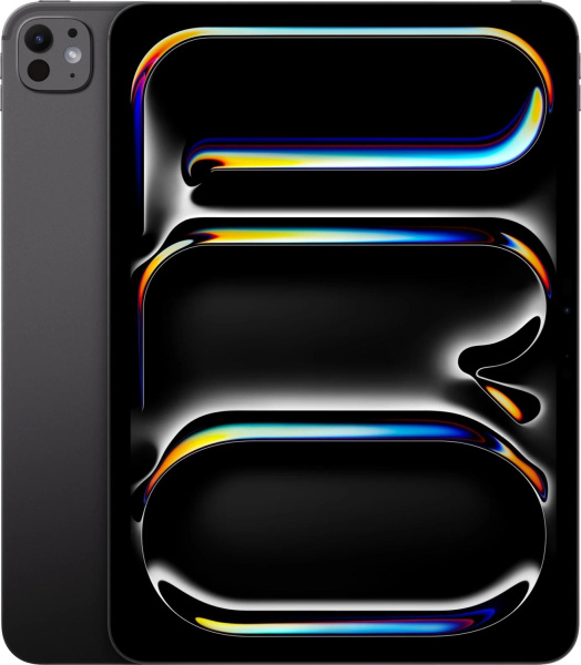 Планшет Apple iPad Pro 2025 A3357 M5 9C RAM12Gb ROM512Gb 11" OLED 2420x1668 iOS черный космос 12Mpix 12Mpix BT WiFi 10hr