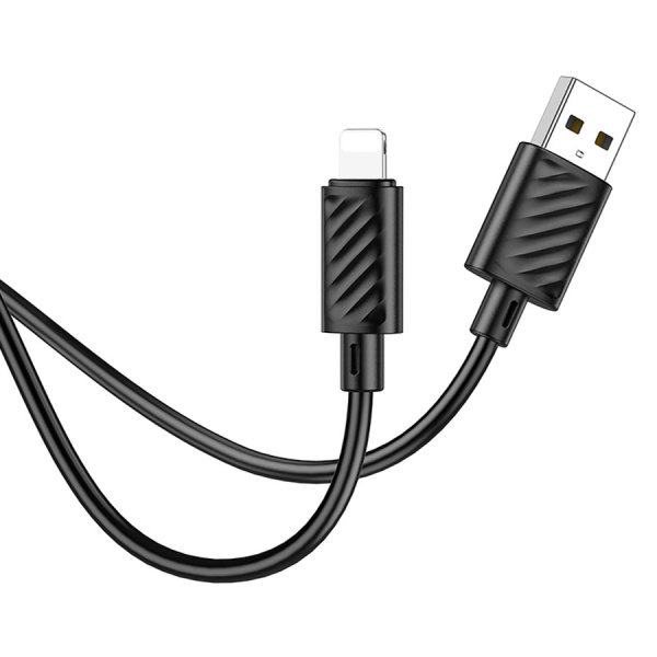 Кабель Lightning (m) - USB(m) HOCO X88, 1м, 2.4A черный