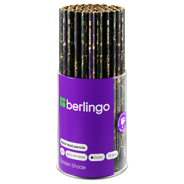 Карандаш ч/гр. BERLINGO "Golden Shade" HB (BP00S22)