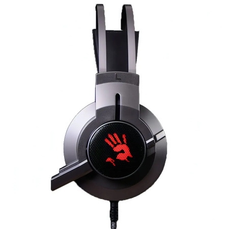 Игровая гарнитура A4Tech Bloody G437 мониторные кабель 1,8м, Black