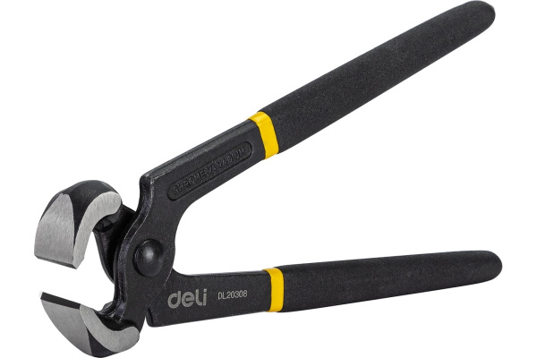 Столярные клещи Deli DL20308  200мм, макс.открытие 24мм, прорезиненная рукоять