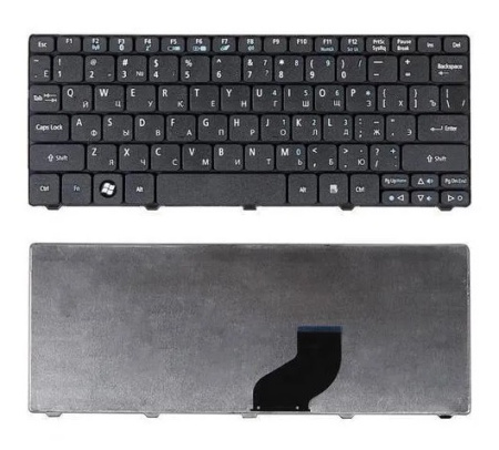 Клавиатура Acer Aspire One 521, 522, 532, 533, D255, D257, D260 чёрный