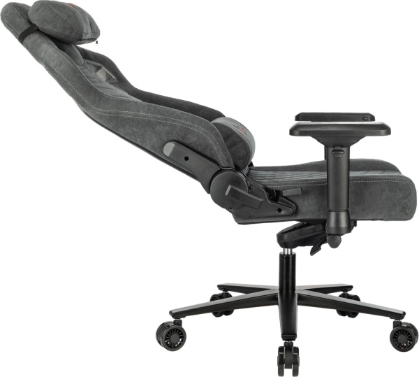 Кресло игровое A4Tech Bloody GC-660 серый Formula 968 искусственная замша с подголов. крестов. металл
