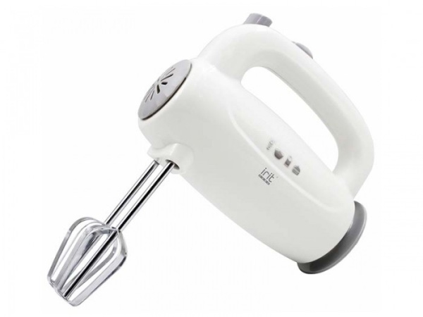Миксер Irit IR-5436 White 150Вт, 5 скоростей, 2 насадки