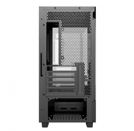 Корпус mATX Б_БП Powercase Vision Micro M (USB, Audio,TG,черный)[CVMMB-L0]