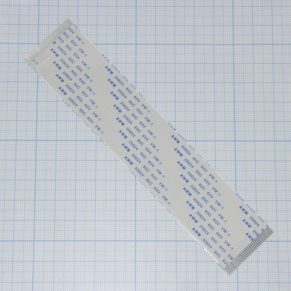 Шлейф FPC/FFC, шаг=1.0мм, 30контактов, l=150мм, изотропный