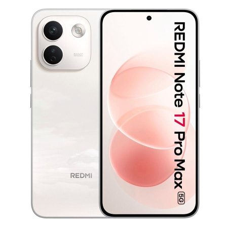 Смартфон Xiaomi REDMI Note 17 Pro Max 5G 8Гб 256Гб Cloud Blush 6.83", AMOLED, 2772*1280, 4*2+4*2.6ГГц, 50+8Мп, 32Мп, 5G, NFC, 10000 мАч And 16