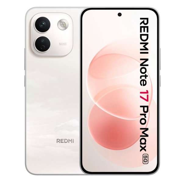 Смартфон Xiaomi REDMI Note 17 Pro Max 5G 8Гб 512Гб Cloud Blush 6.83", AMOLED, 2772*1280, 4*2+4*2.6ГГц, 50+8Мп, 32Мп, 5G, NFC, 10000 мАч And 16