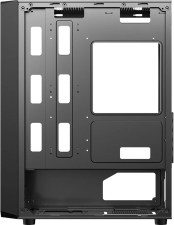 Корпус mATX Б_БП 1STPLAYER FD3-M Black (USB, Audio, 4x120mm LED, черный)