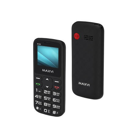 Сотовый Maxvi B100i Black 2sim/1.77"/160*128/microSD/Bt/600мАч/моноблок