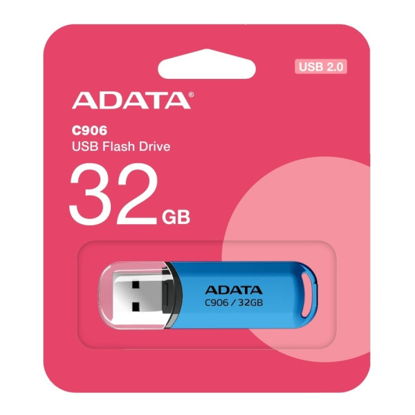 Флеш-накопитель USB2.0 32Gb A-data (AC906-32G-RWB) cиний