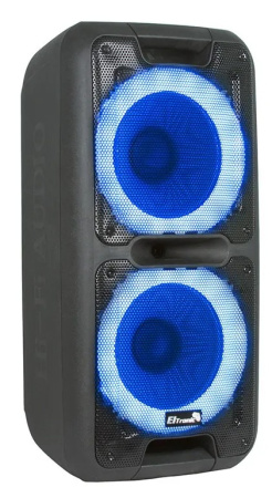 Портативная колонка ELTRONIC 20-14 DANCE BOX 300 динамик 10" 2шт. 120Вт, Bluetooth, TWS, FM, USB,  m