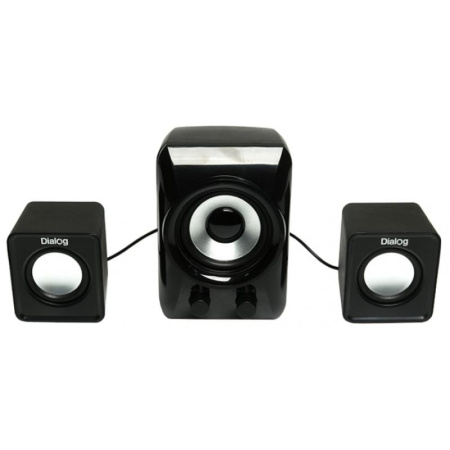 Актив.колонки 2.1 Dialog Colibri AC-202UP 11Вт, питание от USB, пластик, Black