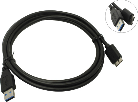 Кабель USB3.0 USB(m)-MicroUSB(m)  1.8м Telecom (TUS717-1.8M), черный