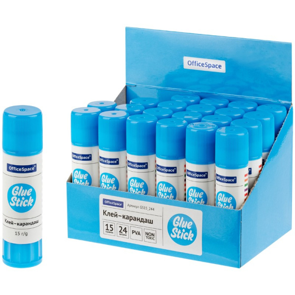 Клей-карандаш OfficeSpace 15гр. (GS15_244)