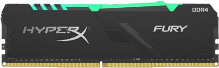 Модуль памяти DIMM DDR4 8Гб 3733МГц Kingston HyperX FURY RGB (HX437C19FB3A/8) CL19 Модуль памяти DIMM DDR4 8Гб 3733МГц Kingston HyperX FURY RGB (HX437C19FB3A/8) CL19