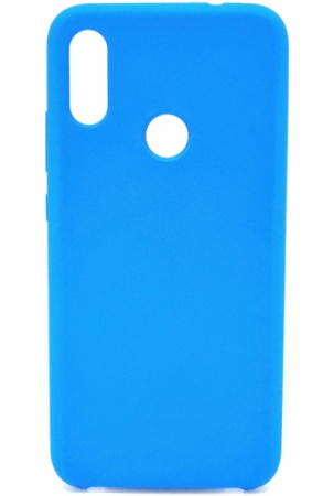 Чехол силиконовый для Xiaomi Redmi Note 7 Silicone case синий