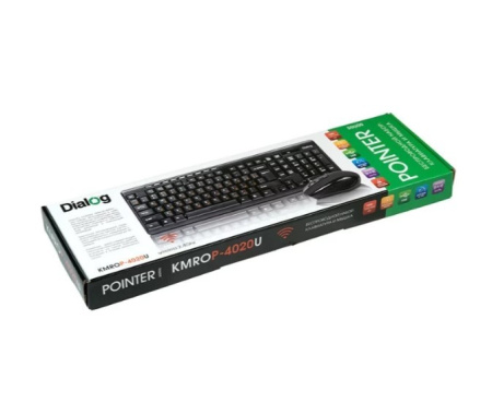 Беспроводной комплект Dialog Pointer KMROP-4020U радиус действия 10м, Black