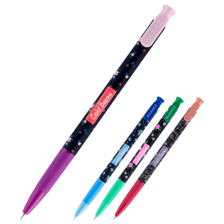 Ручка шариковая AXENT "Cold Braw" 0,5мм, синяя (AB1088-2-02-A)