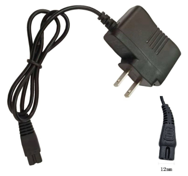 Зарядное устройство 4.2в, 400мА, разъём 2пин ширина 12мм, для бритвы