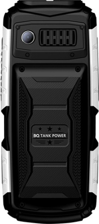 Сотовый BQ BQ-2430 Tank Power Black+Silver 2sim/2.4"/240*320/32Mb/microSD/0.3Мп/Bt/4000мАч/моноблок