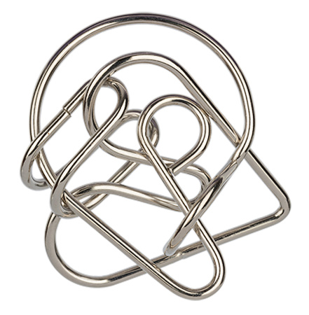 Головоломка металлическая "DELFBRICK" DLM-40 "Сердце" 3 элемент.   1 шт.