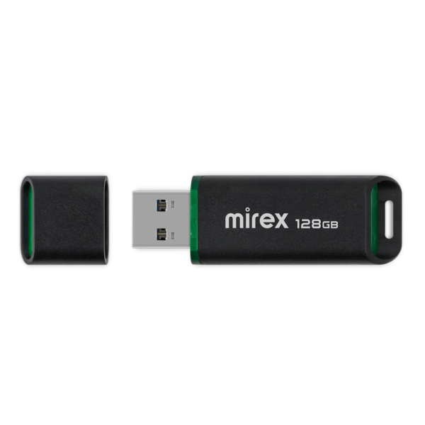 Флеш-накопитель USB2.0 128Gb Mirex Spacer (13600-FMUSP128) черный