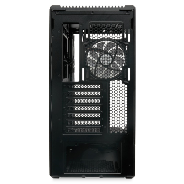 Корпус без блока питания/ Case HSPD F711, Panoramic Full Tower, Black, TG, 0.7 SPCC, 4x120mm ARGB (FN027) ATX, mATX, mITX 190/420/280mm 2x2.5", 2x3.5", 7xPCI 1xUSB-A 3.0, 1xUSB-C 445x235x475mm