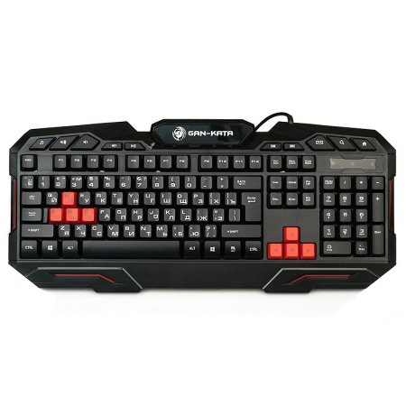 Игровая клавиатура USB Dialog Gan-Kata KGK-11U мембранная, 114 клавиш, кабель 1.5м, Black