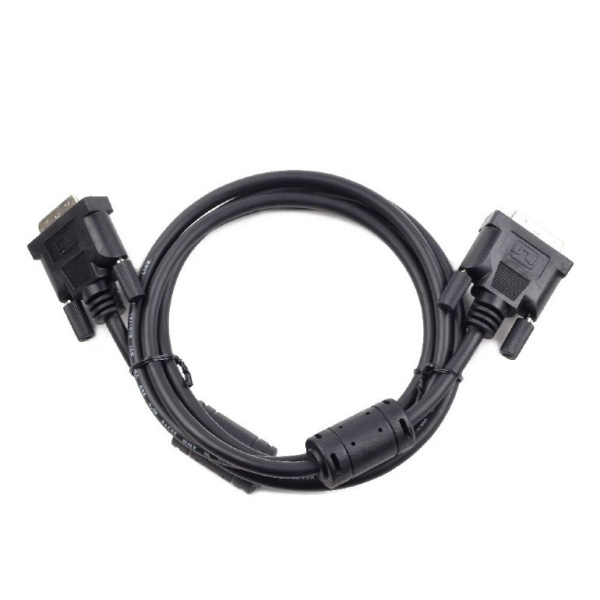 Кабель DVI-D(m) - DVI-D(m)  4.5м Cablexpert, 25M/25M, экран, феррит. кольца, черный (CC-DVI-15)