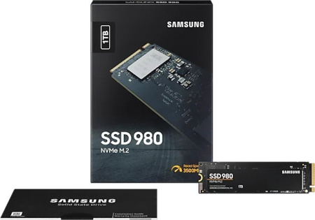 SSD-накопитель M.2 1Тб Samsung 980 [MZ-V8V1T0BW](MLC 3D V-NAND,NVMe,3500/3000 Мб/с)