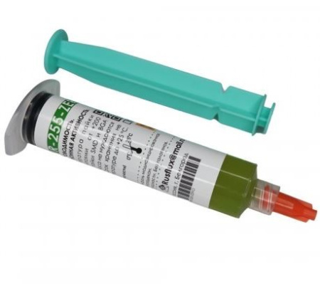 Флюс гель Rusflux NR-255-ZERO, R0L0, 10мл, шприц LUER lock