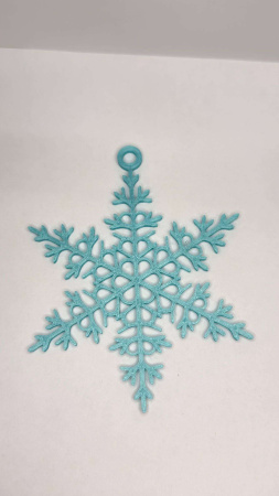 Снежинка голубая 3 м