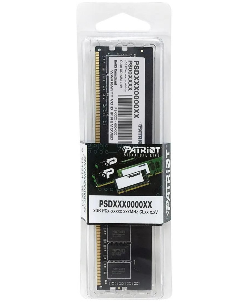 Модуль памяти DIMM DDR4 8Гб 3200МГц Patriot Signature (PSD48G32002) CL22