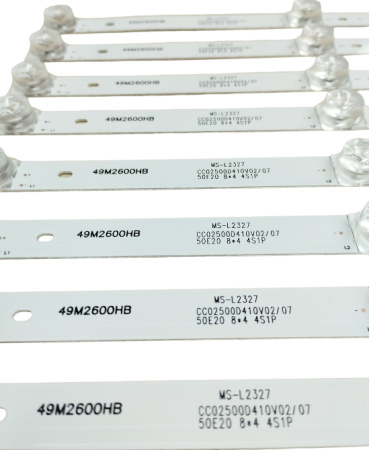 Подсветка матрицы 50" H-LED50U507BS2 8шт, 4LED, 410, Hyundai DEXP AMCV Starwind TCL