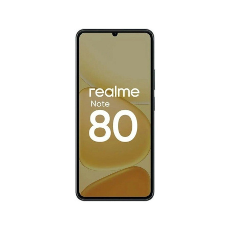 Смартфон Realme Note 80 4Гб 64Гб Черный 6.74", IPS, 1600*720, 2*1.8+6*1.6ГГц, 8Мп, 5Мп, 4G, 6300мАч, And 15