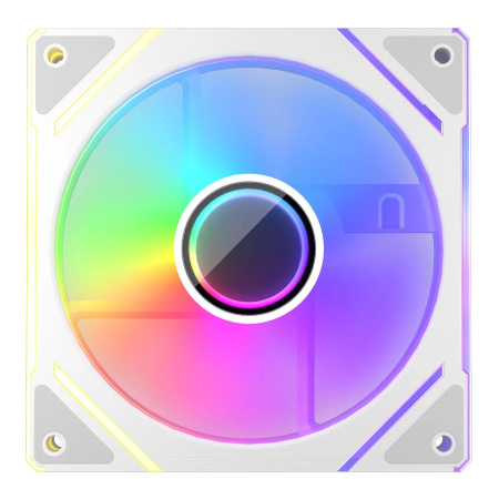 Кулер в корпус 120х120х25 1STPLAYER FC(AP) White (600-1800prm/3pin/47.65 CFM/32.2дБ/подшипник гидродинамический/ARGB)