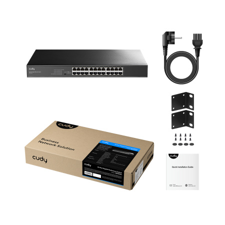Коммутатор CUDY GS1024L 24-ports 10\100\1000_Mbps